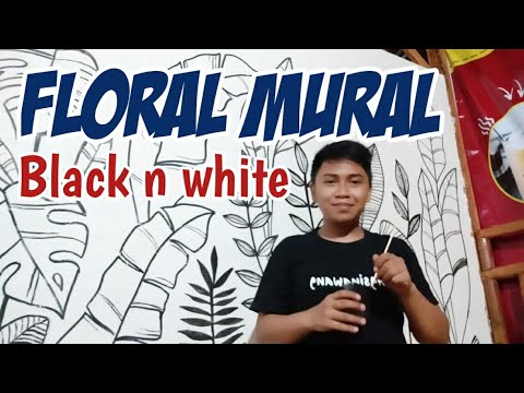 Detail Mural Tulisan Hitam Putih Nomer 35