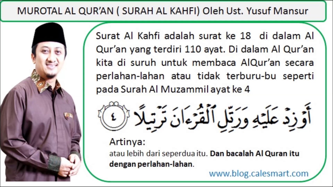 Detail Murottal Al Quran Surat Al Kahfi Nomer 16