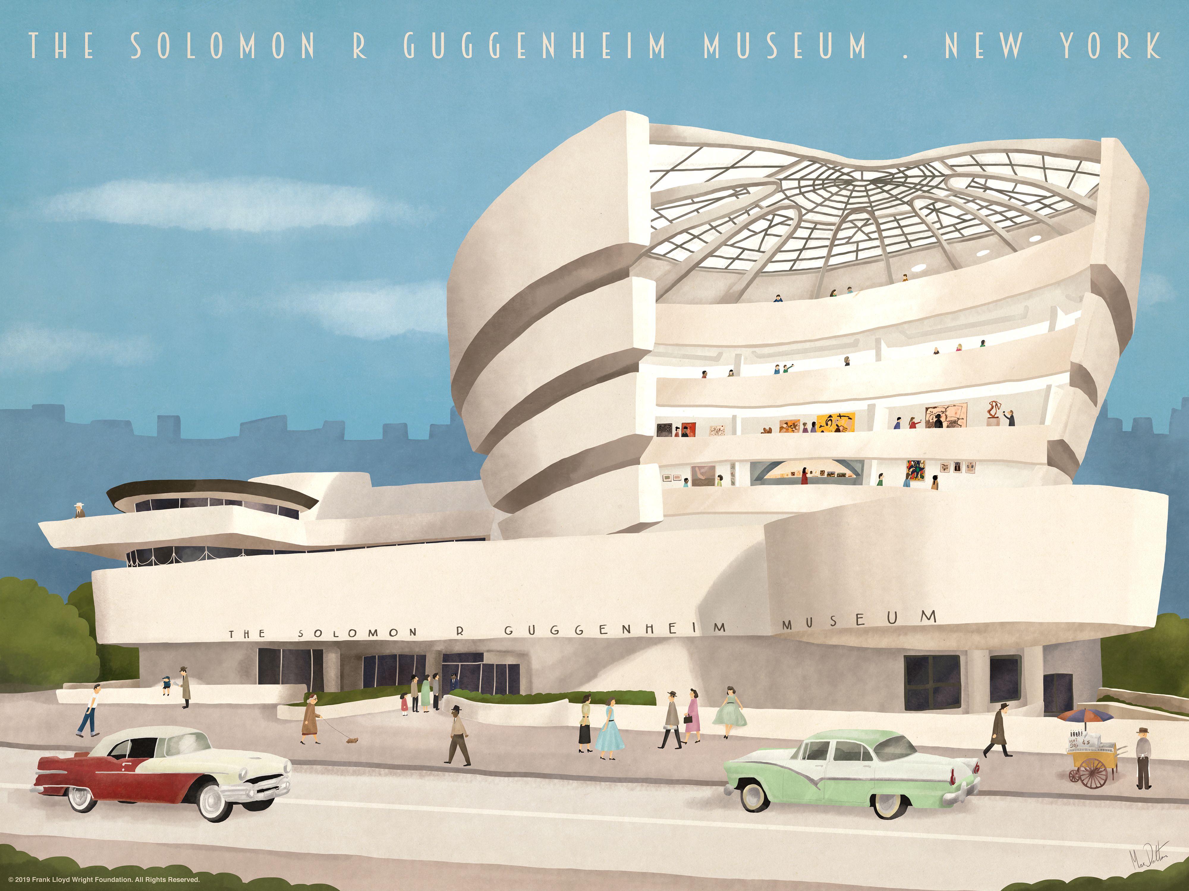 Detail Museum Guggenheim Karya Frank Lloyd Wright Nomer 25