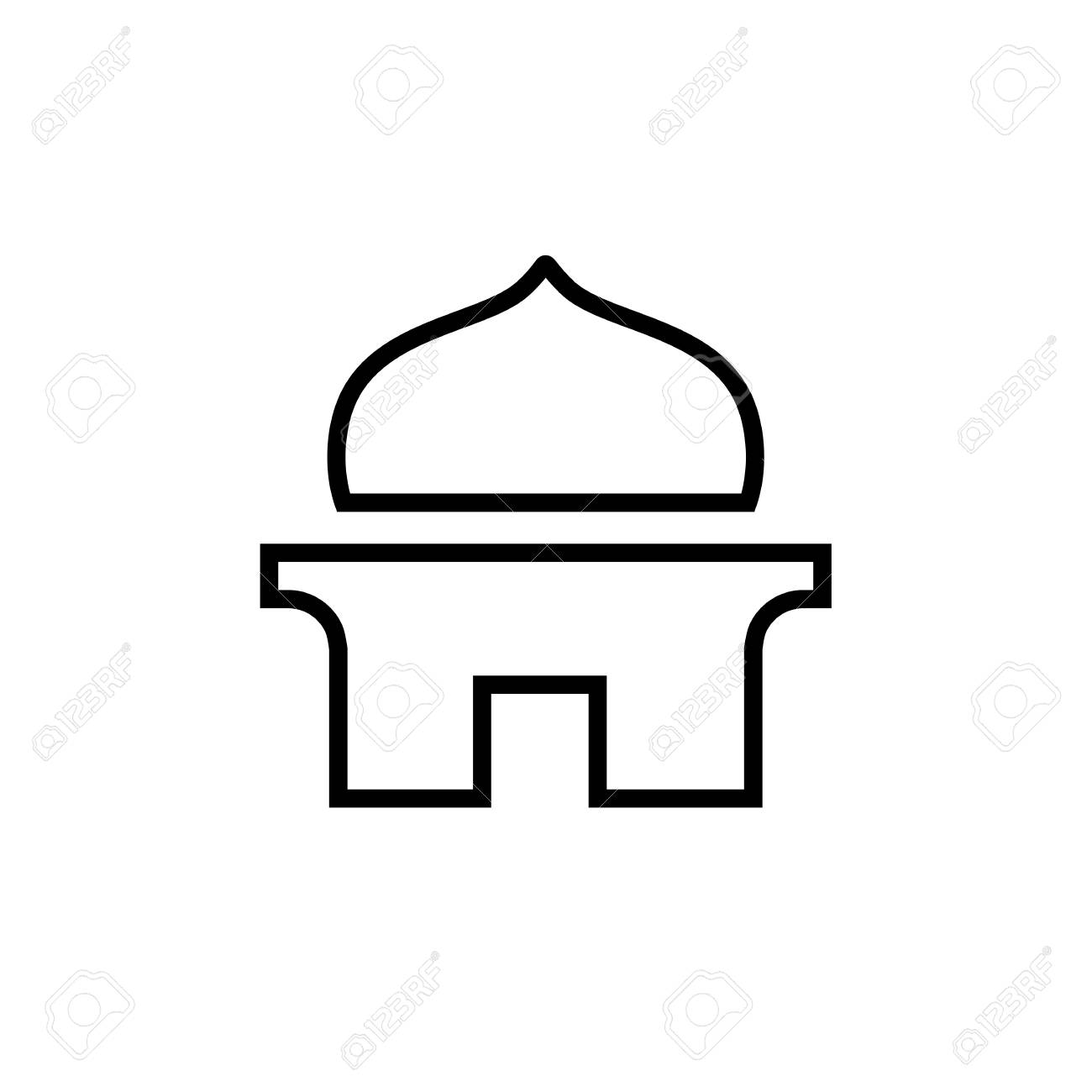 Detail Mushola Vector Nomer 6