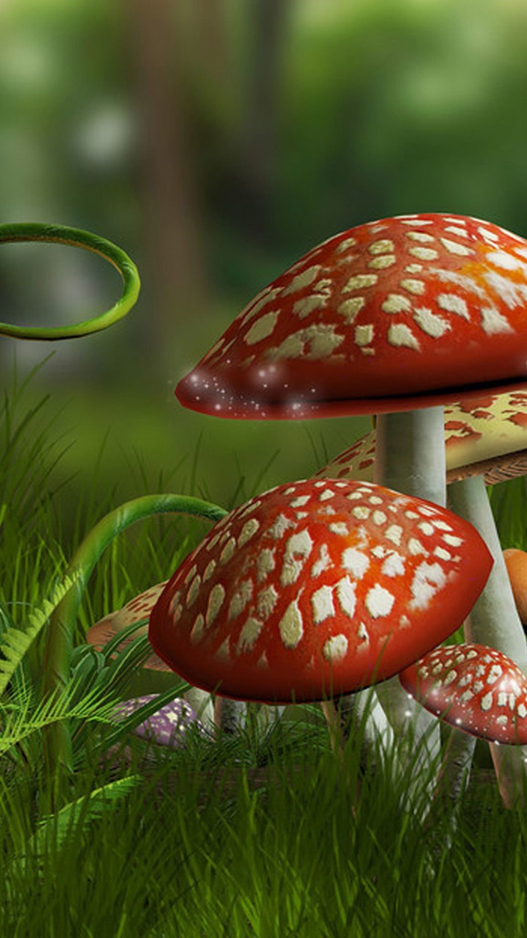 Detail Mushroom 3d Live Wallpaper Nomer 13