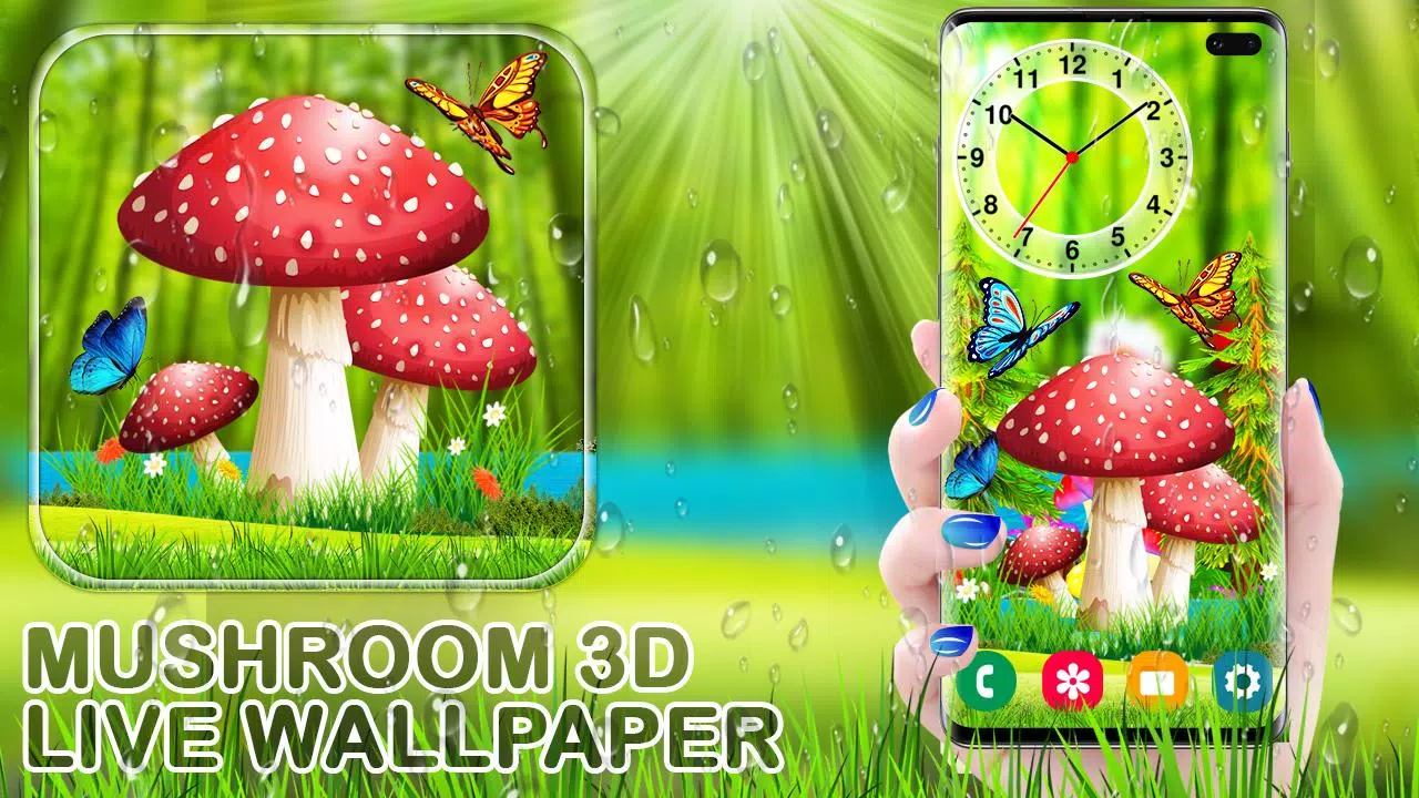 Detail Mushroom 3d Live Wallpaper Nomer 24