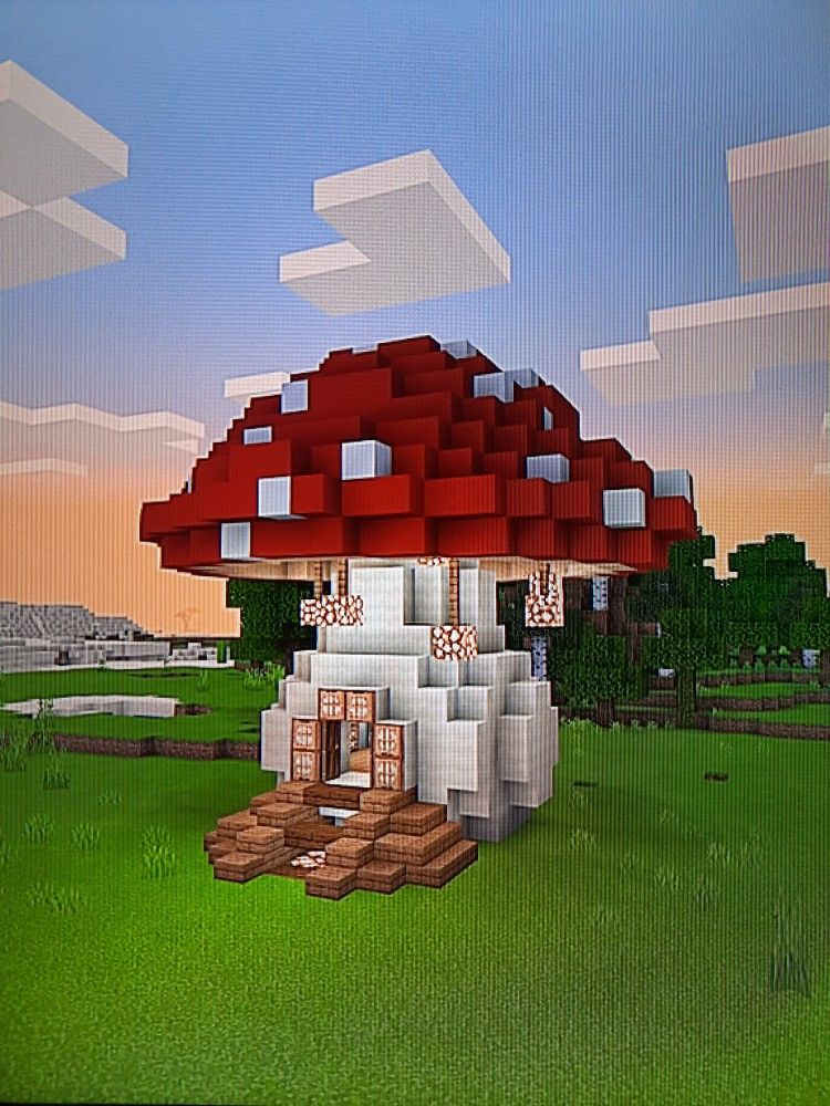 Detail Mushroom Fairy House Minecraft Nomer 34