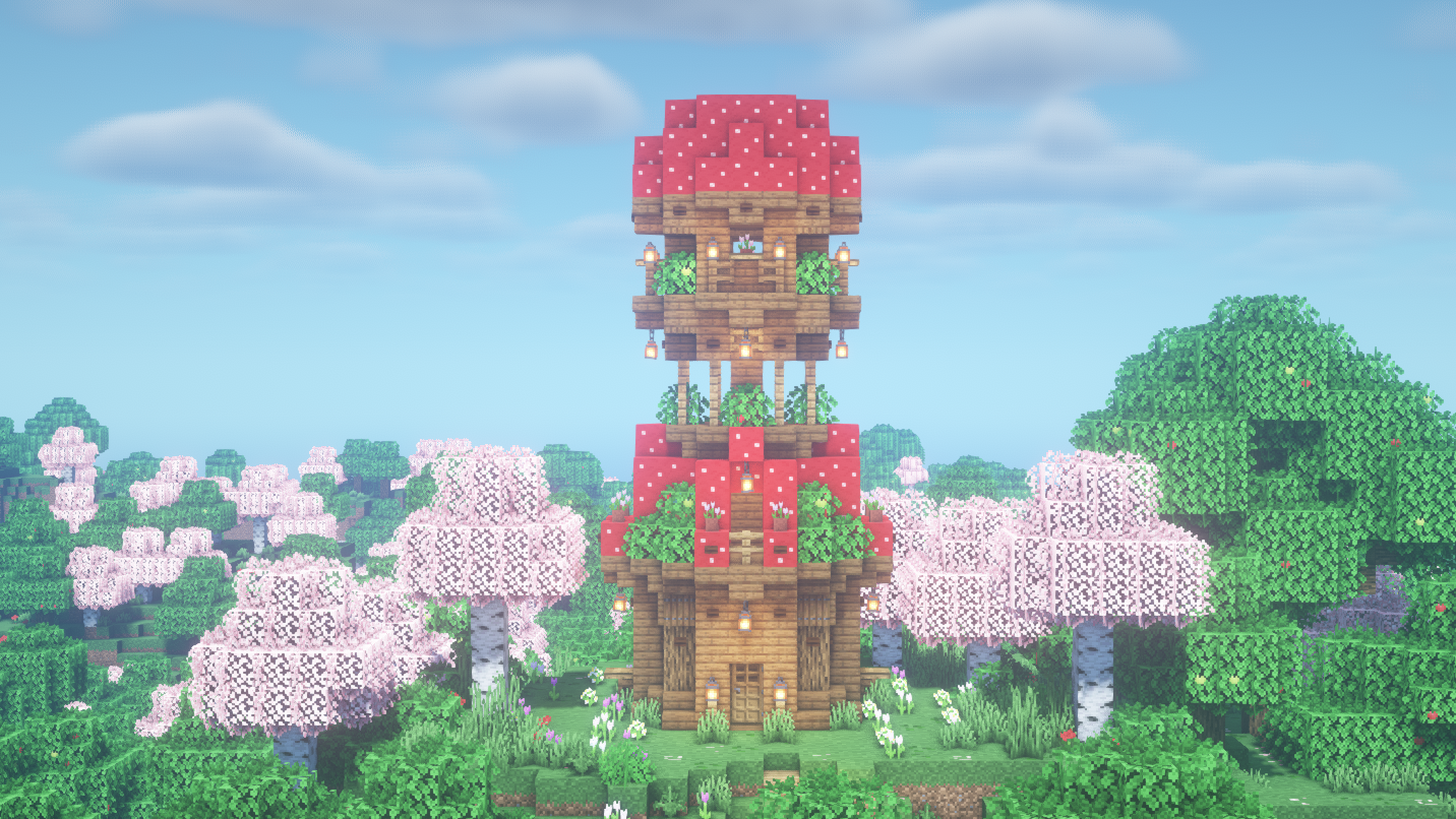 Detail Mushroom Fairy House Minecraft Nomer 50