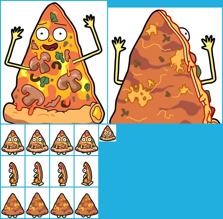 Detail Mushroom Pizza Morty Nomer 4
