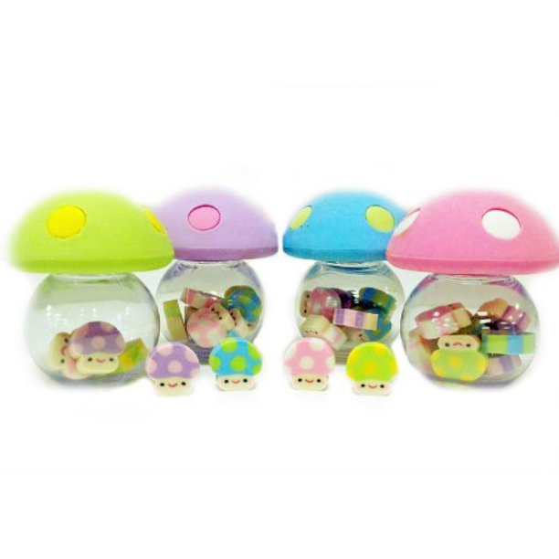 Detail Mushroom Sharpener Eraser Nomer 12