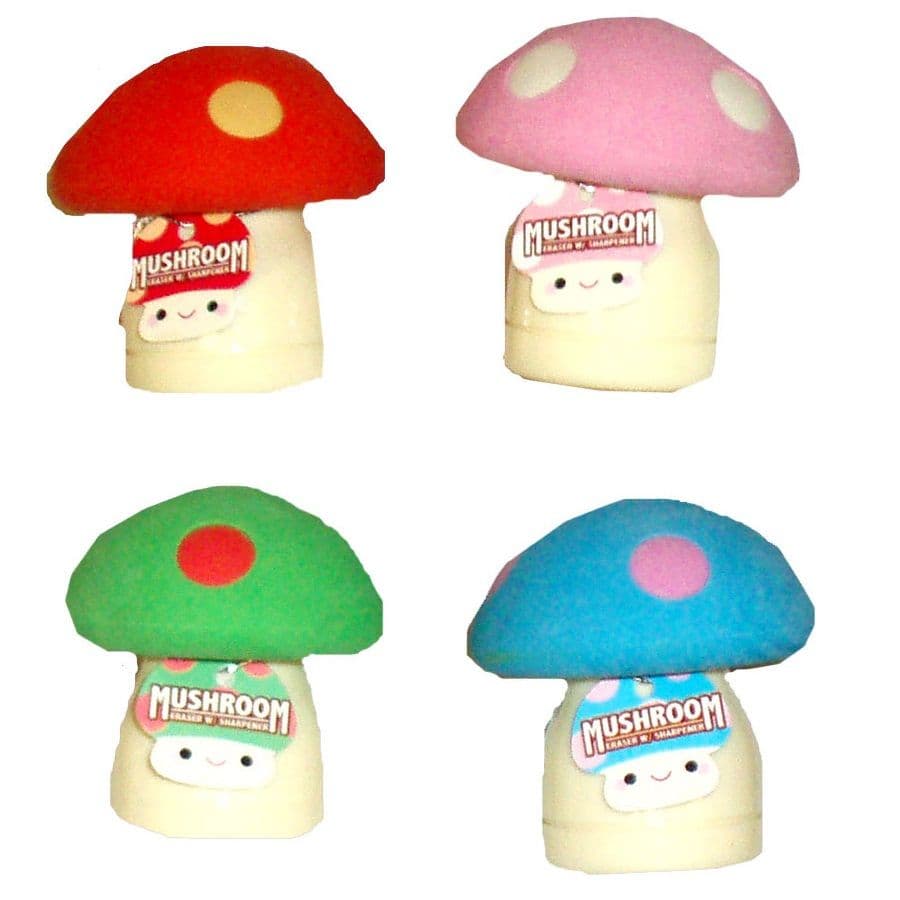 Detail Mushroom Sharpener Eraser Nomer 17