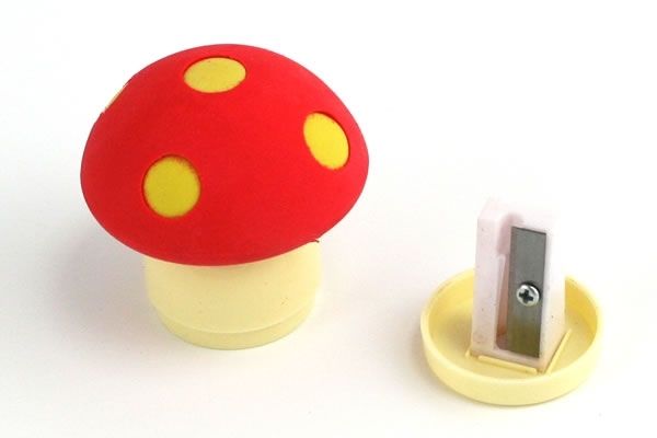 Detail Mushroom Sharpener Eraser Nomer 2