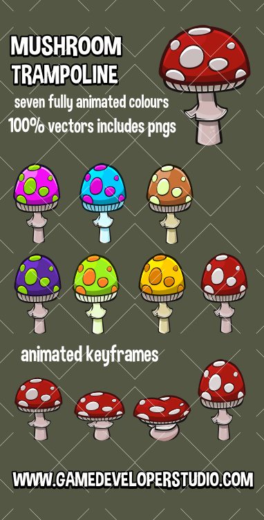 Detail Mushroom Trampoline Nomer 8