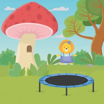 Detail Mushroom Trampoline Nomer 10