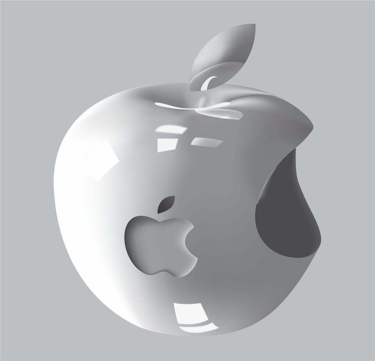Detail Logo Apple 3d Nomer 7