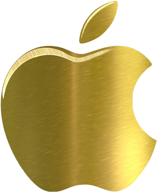 Detail Logo Apple Gold Nomer 14