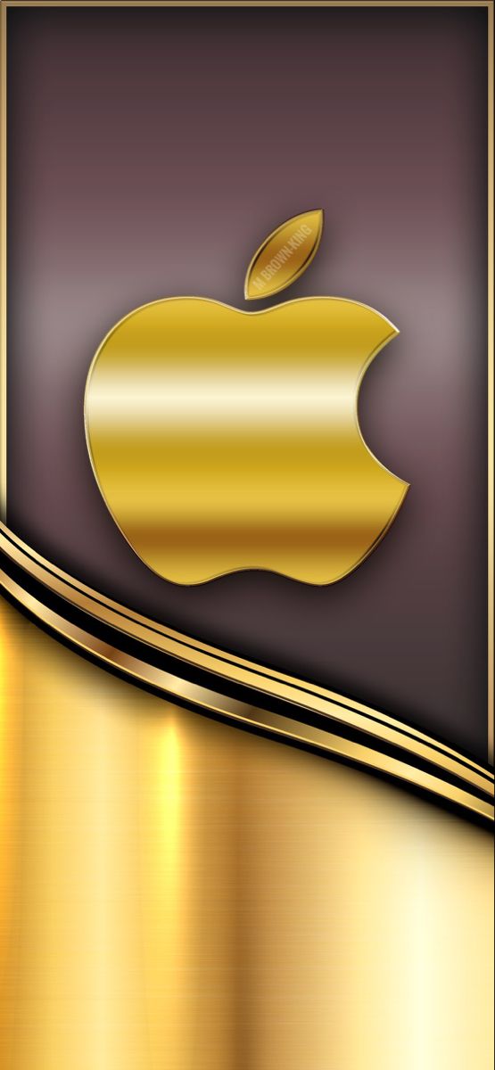 Detail Logo Apple Gold Nomer 3