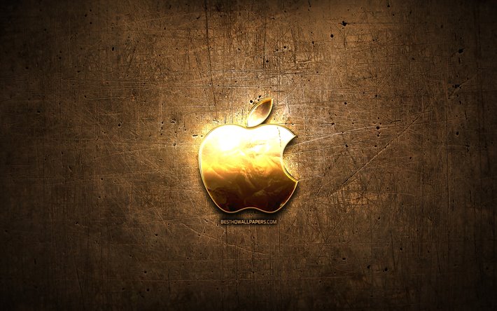 Detail Logo Apple Gold Nomer 37