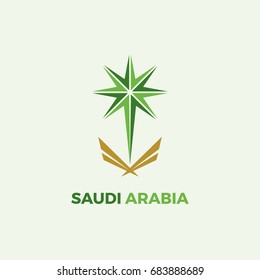 Detail Logo Arab Saudi Nomer 13
