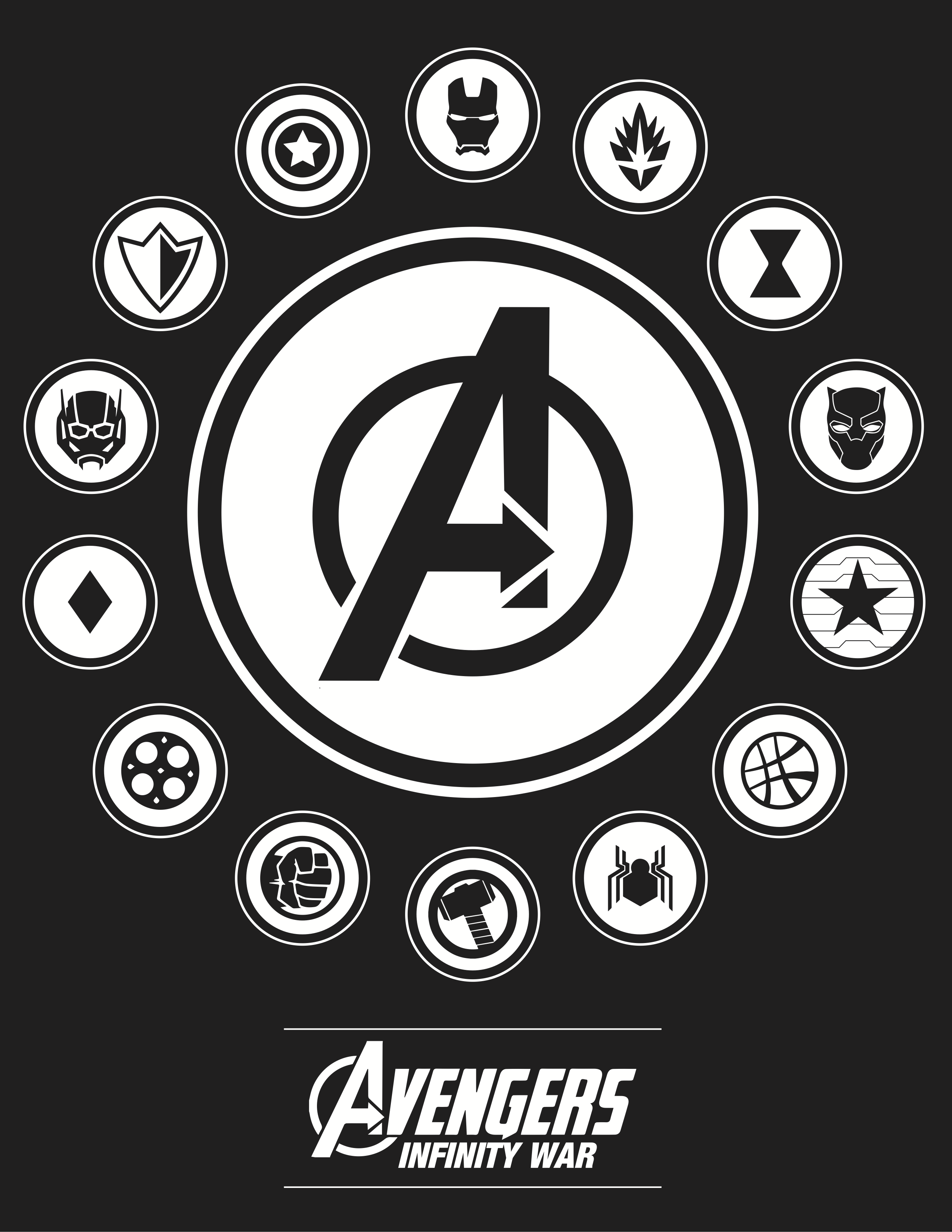 Detail Logo Avengers Infinity War Nomer 11