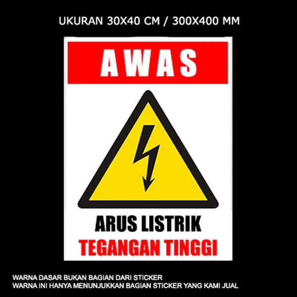 Detail Logo Awas Tegangan Tinggi Nomer 4