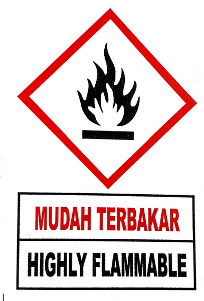 Detail Logo Bahan Mudah Terbakar Nomer 45