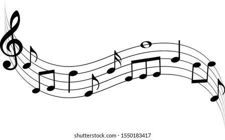 Detail Music Note Clipart Nomer 2