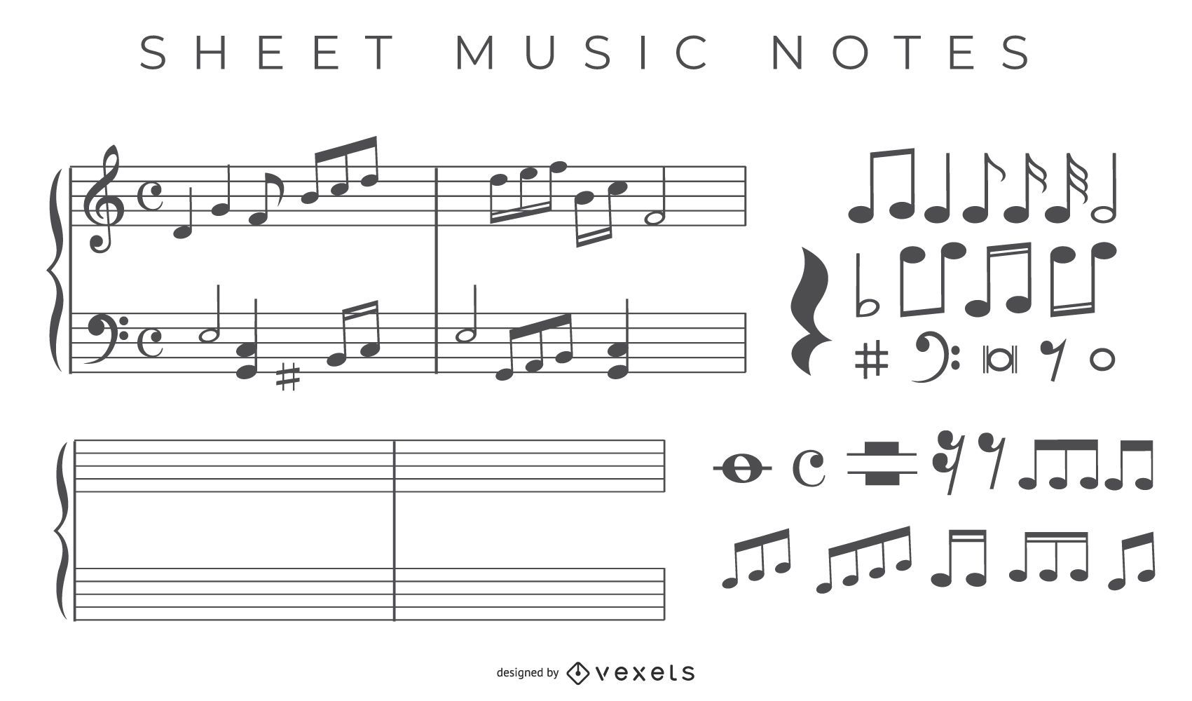 Detail Music Notes Graphics Free Nomer 26