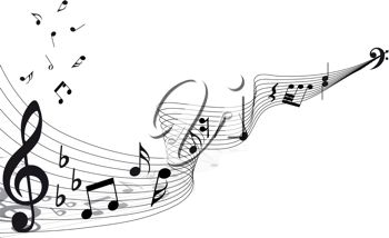 Detail Music Notes Images Free Clip Art Nomer 44