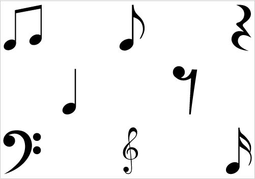 Detail Music Notes Images Free Clip Art Nomer 46