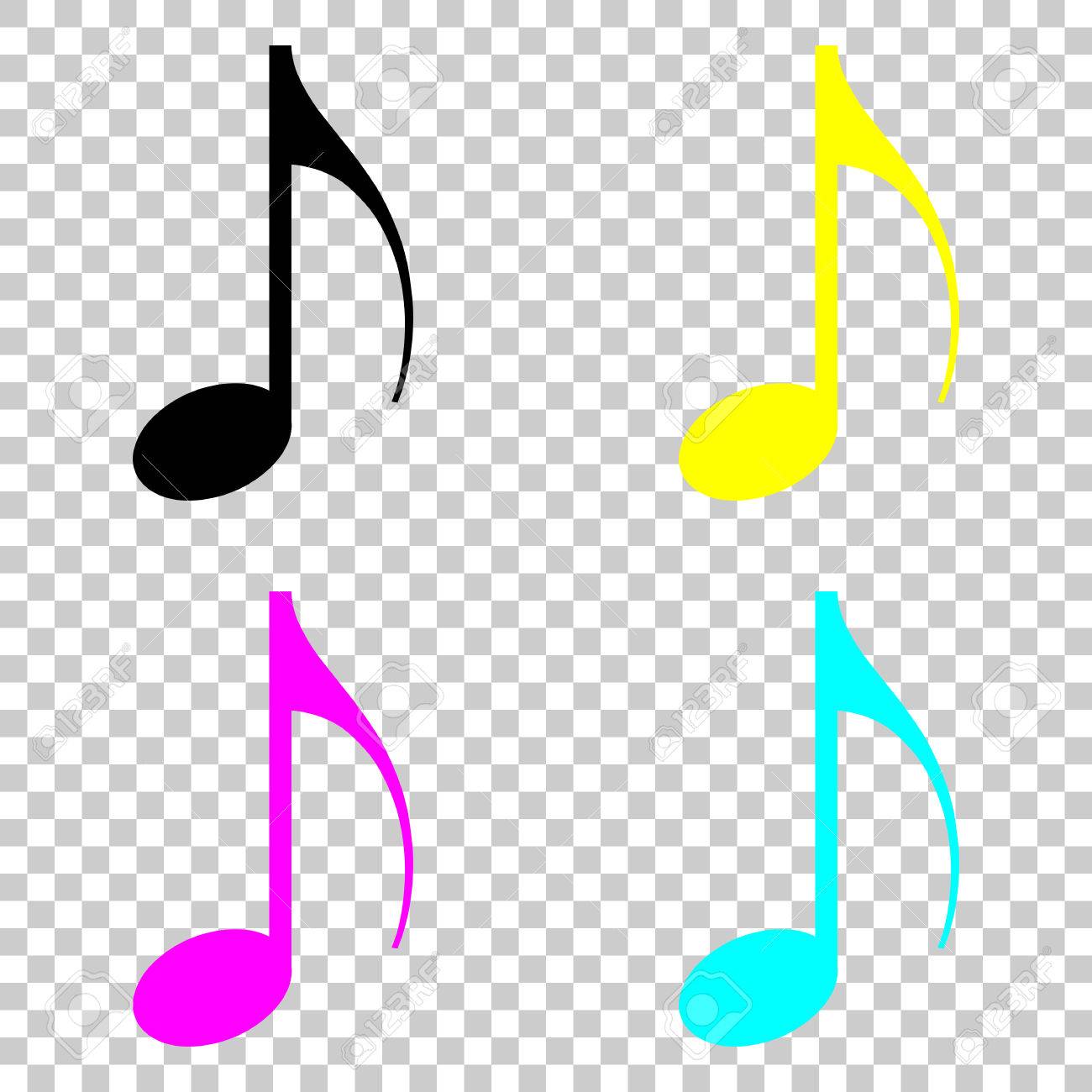 Detail Music Notes No Background Nomer 28