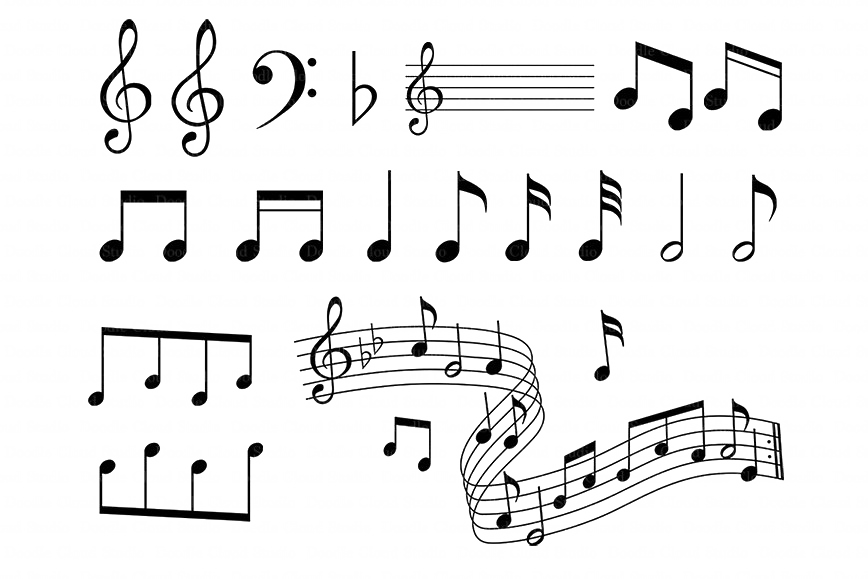 Detail Music Notes Png Transparent Background Nomer 54