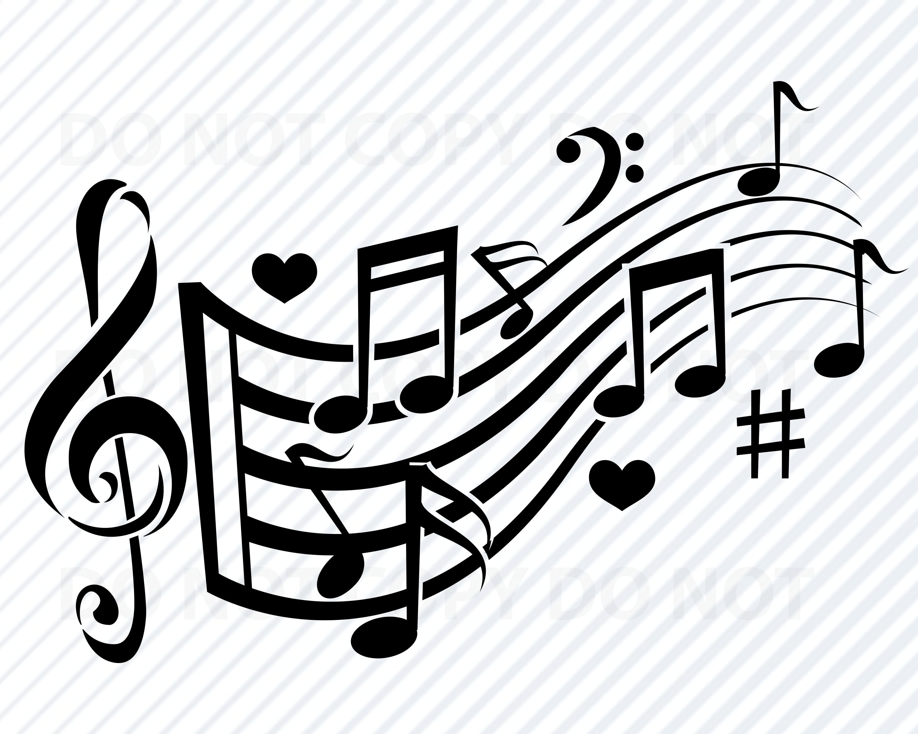 Detail Music Notes Silhouette Png Nomer 43