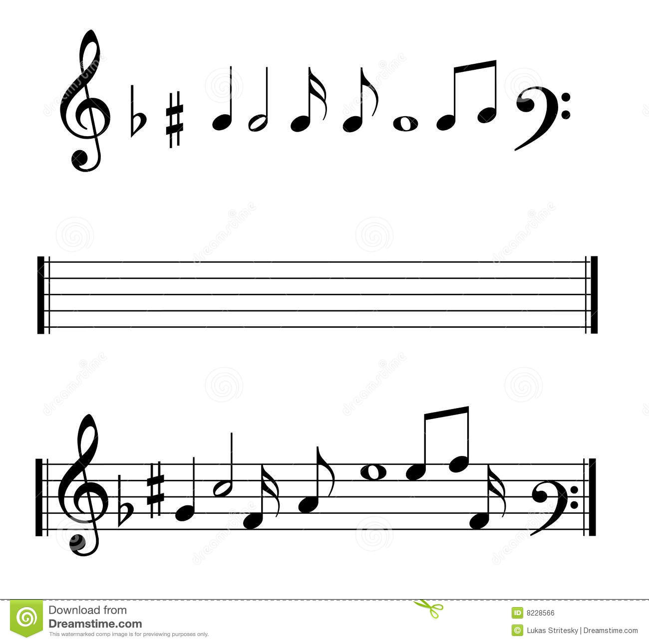 Detail Music Notes Symbol Pictures Nomer 9