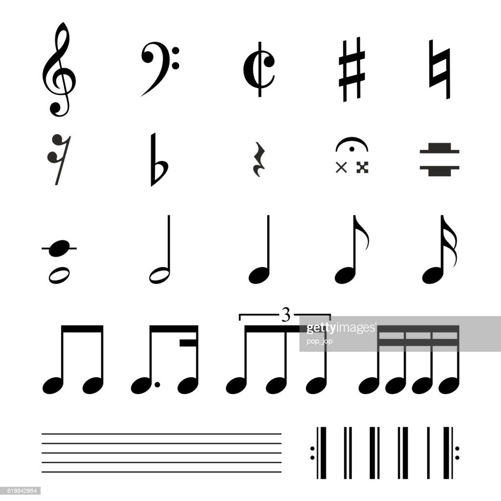 Detail Music Notes Symbols Images Nomer 43