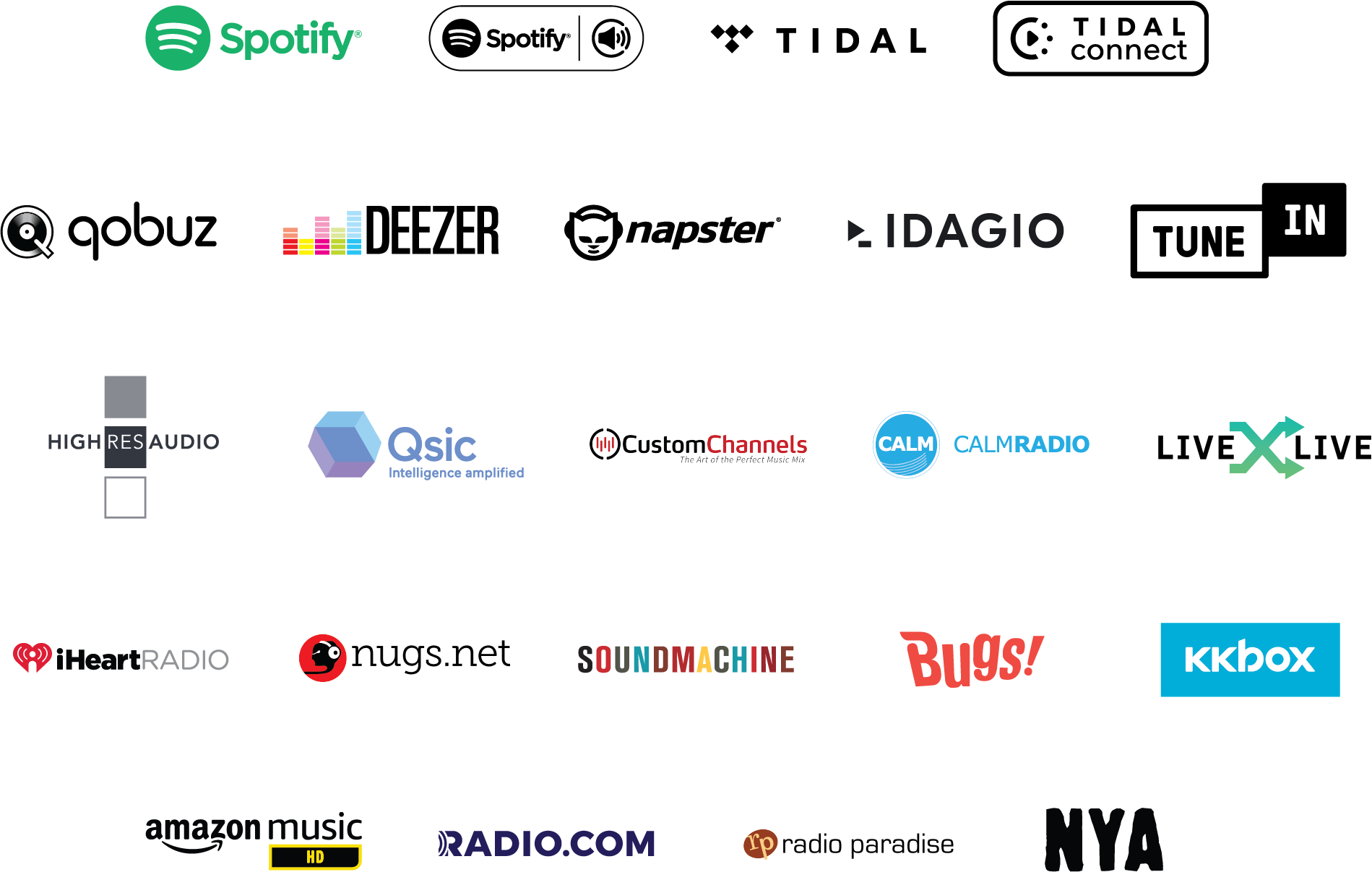 Music streaming logos png 57 koleksi gambar