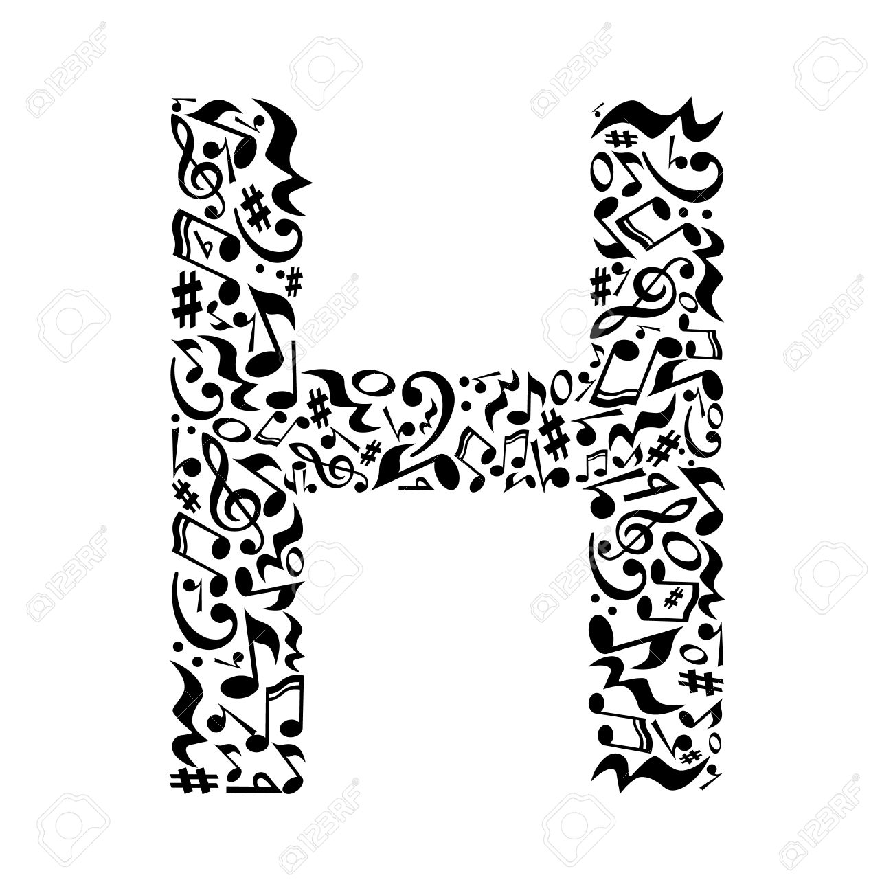 Detail Musical Note H Nomer 4