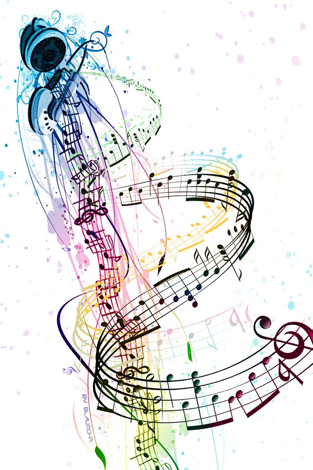 Detail Musical Notes Background Images Nomer 2