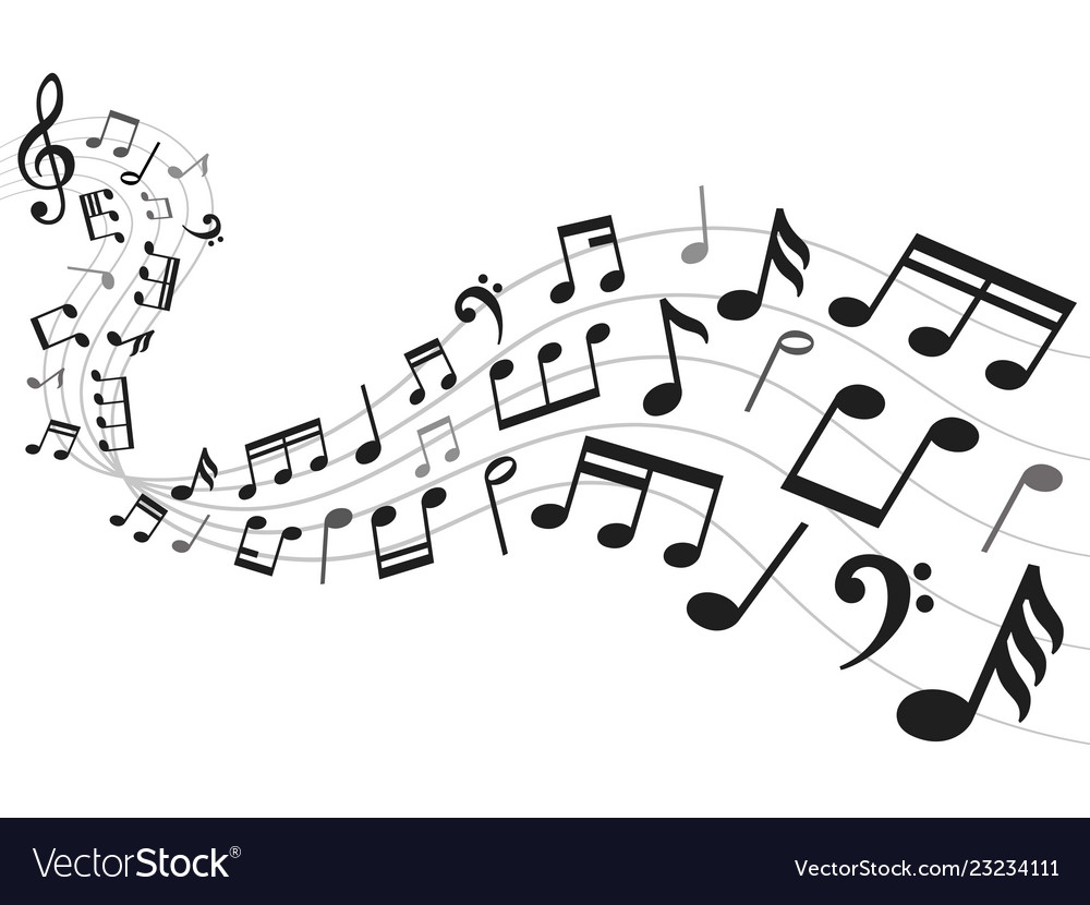 Detail Musical Notes Background Images Nomer 12