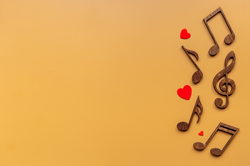 Detail Musical Notes Background Images Nomer 24