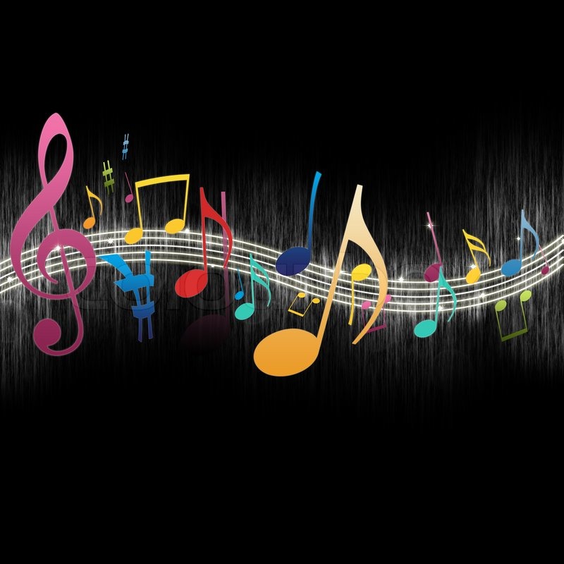 Detail Musical Notes Background Images Nomer 29