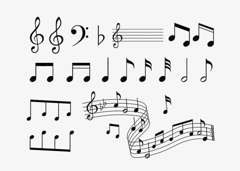 Detail Musical Notes Background Images Nomer 42