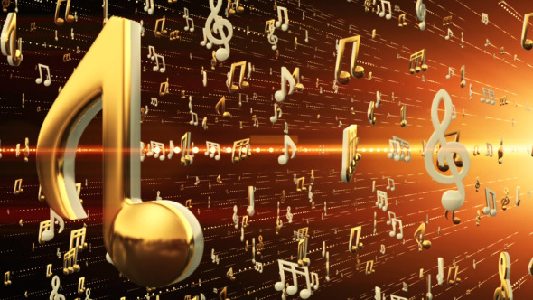 Detail Musical Notes Background Images Nomer 44