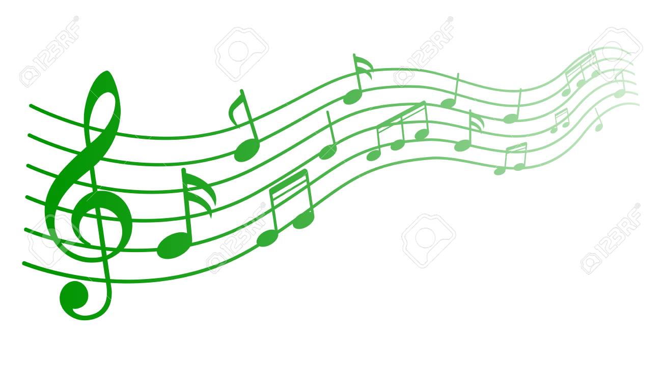 Detail Musical Notes Background Images Nomer 49