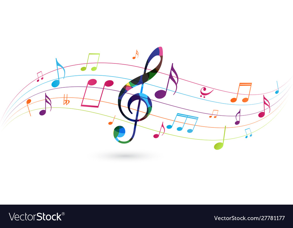 Detail Musical Notes Background Images Nomer 57