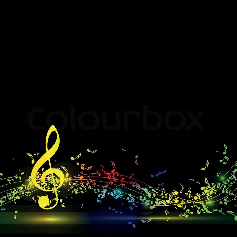 Detail Musical Notes Background Images Nomer 7