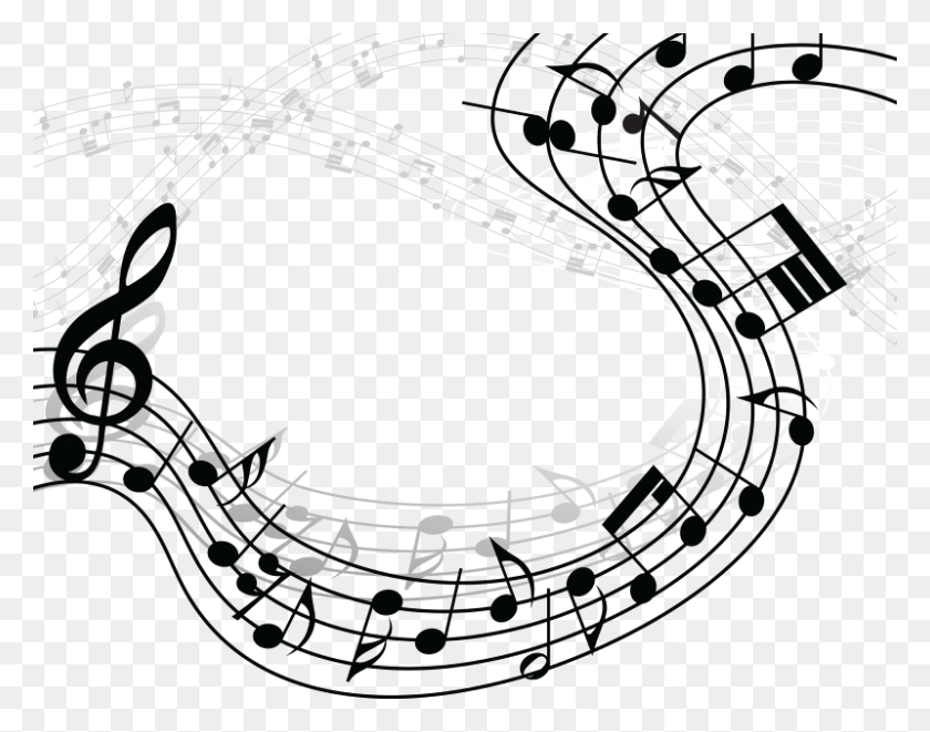 Detail Musical Notes Clip Art Transparent Background Nomer 15