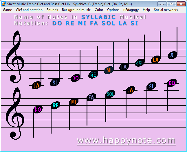 Detail Musical Notes Images And Names Nomer 15