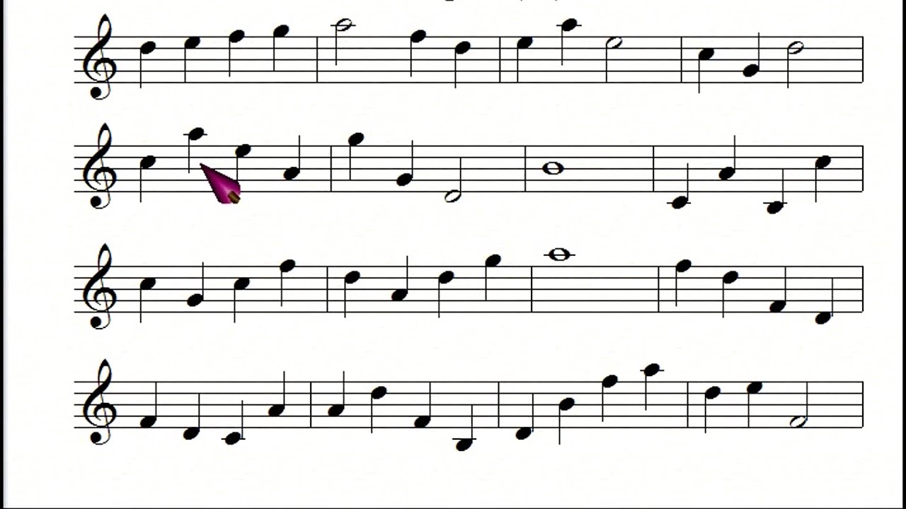 Detail Musical Notes Images And Names Nomer 26