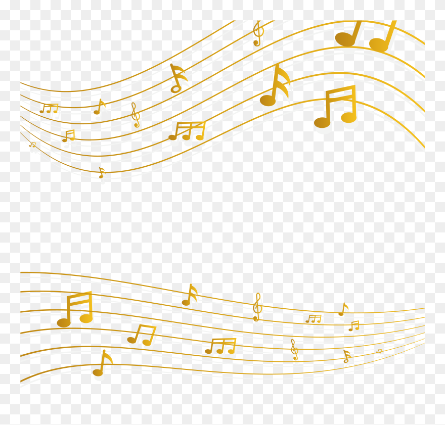 Detail Musical Notes With Transparent Background Nomer 39