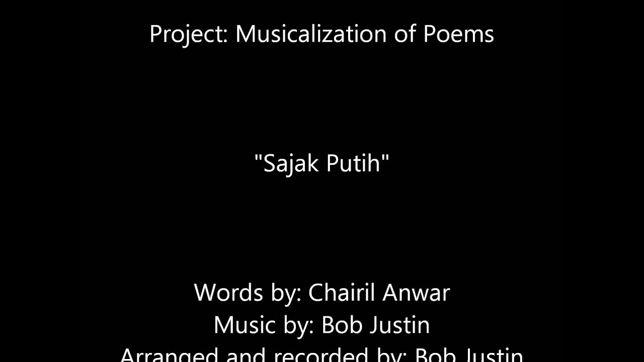 Detail Musikalisasi Puisi Chairil Anwar Nomer 16