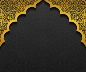 Detail Muslim Background Vector Nomer 17