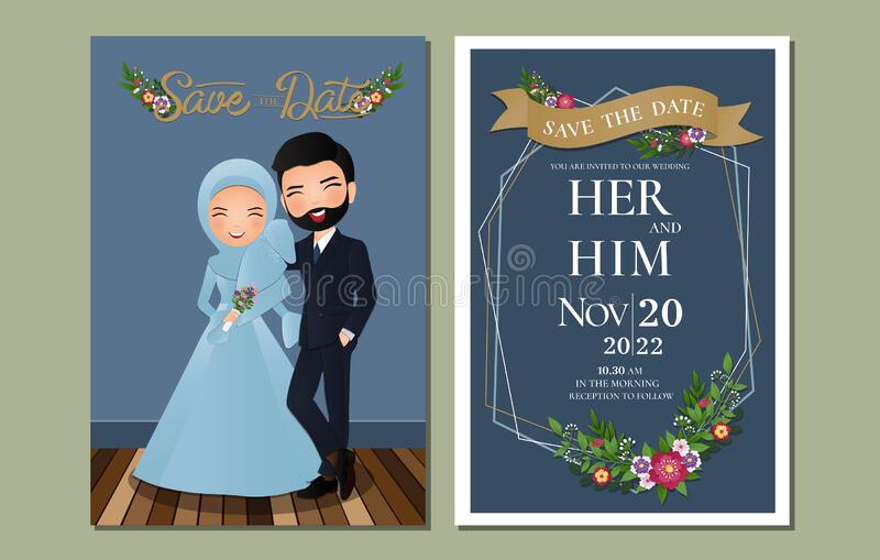 Detail Muslim Cartoon Wedding Nomer 47