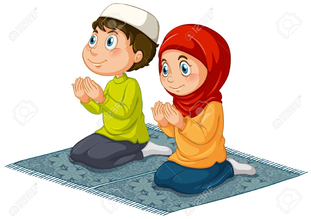 Detail Muslim Praying Clipart Nomer 10